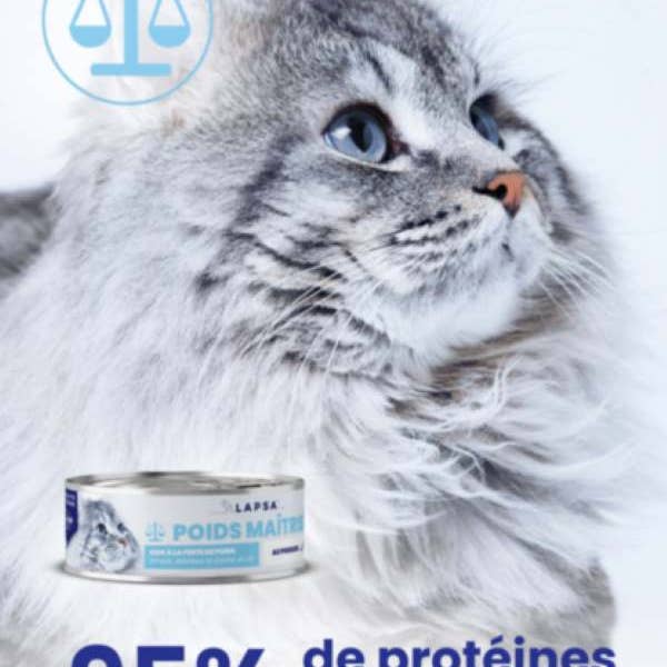 LAPSA - Wholesale Pet Food - Cat - Lapsa - Cat Mousse Weight Control (ONP) - White Fish - 24x85g3