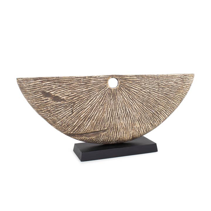 Howard Elliott on Faire - Wholesale Sculpture - The Hubert Aluminum Textural Sculpture