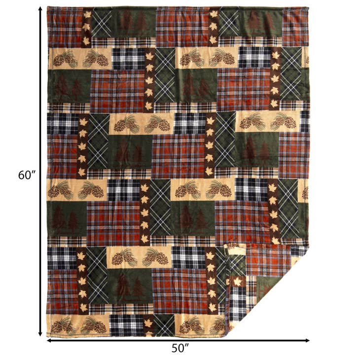 Carstens, Inc. - Wholesale Travel Blanket - Tree Plaid Travel Blanket4