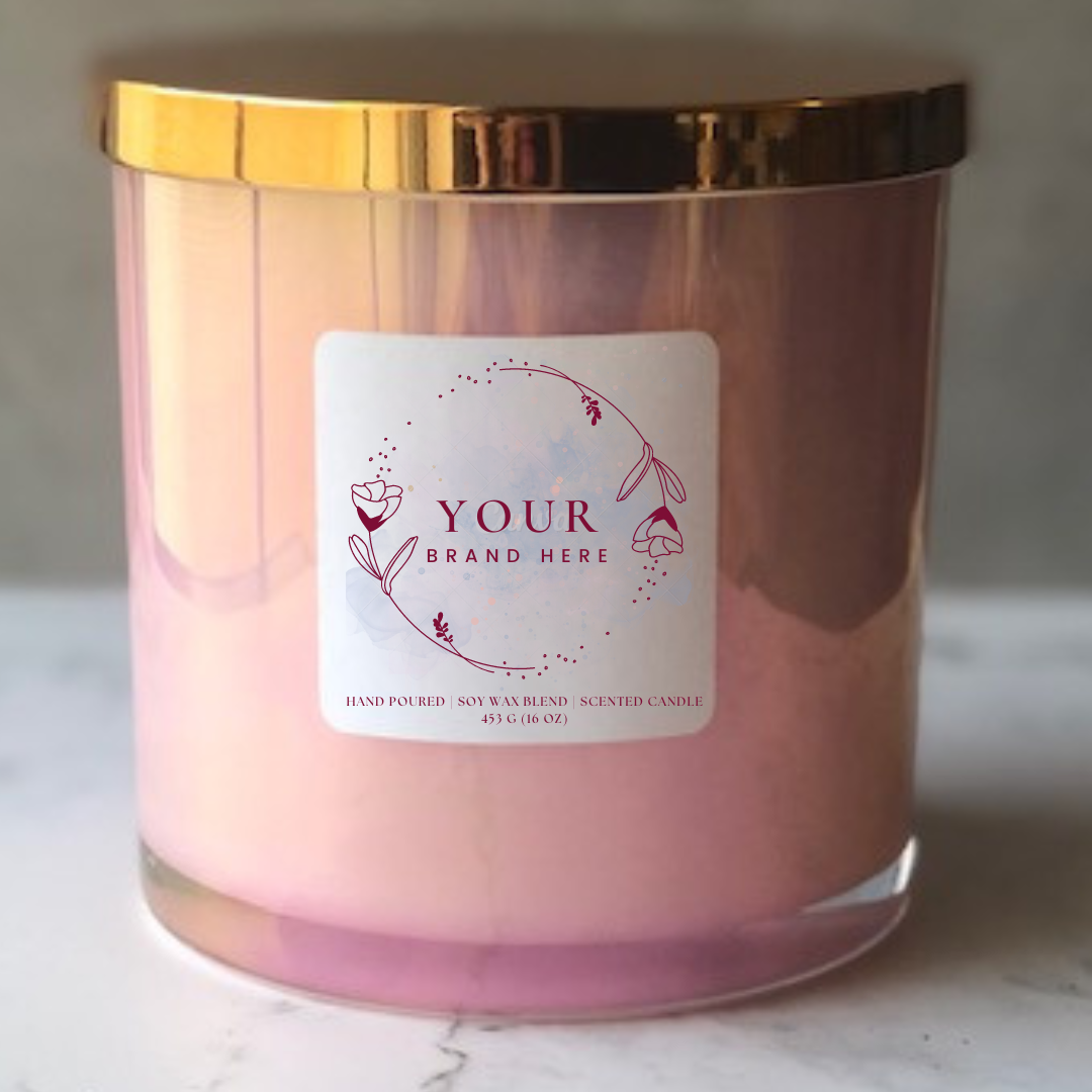 Ever Rose Candle Co. – wholesale Burkljus – 8 oz. vit | Glas torktumlare ljus | Privat etikett/anpassad14