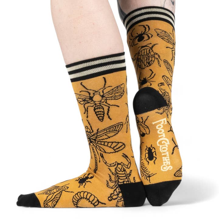 FootClothes LLC - Wholesale Socks - Unisex - Creepy Crawlies Crew Socks4