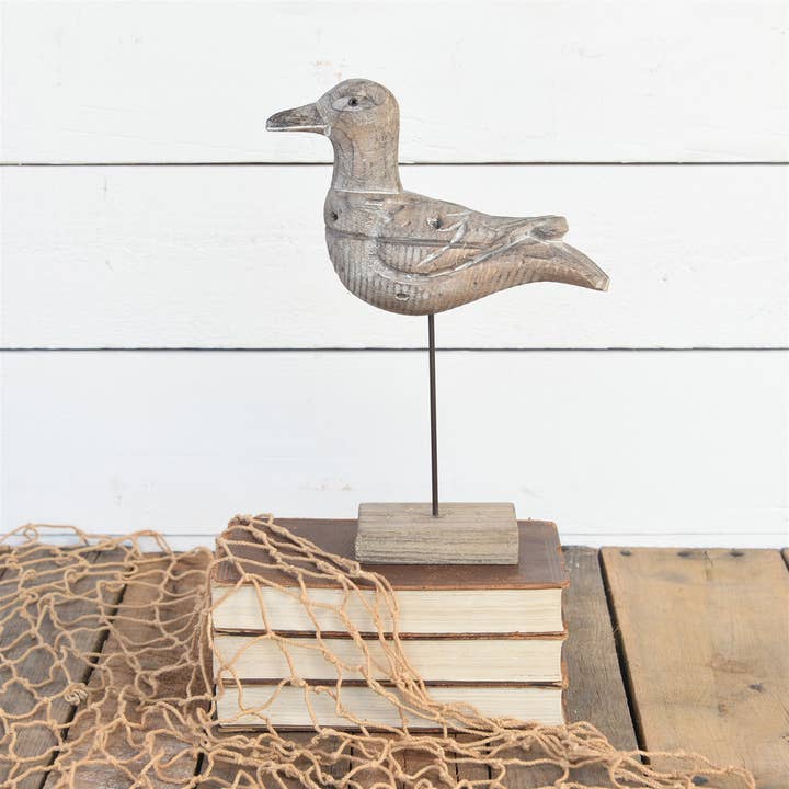 HomArt - Wholesale Decorative Figurine - Kelso Seagull, Wood