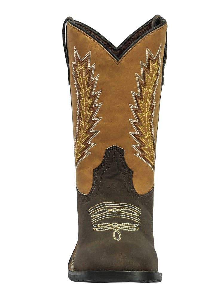 Moka Bottes western TuffRider Biscayne à bout carré pour jeunes en vente sur Faire5