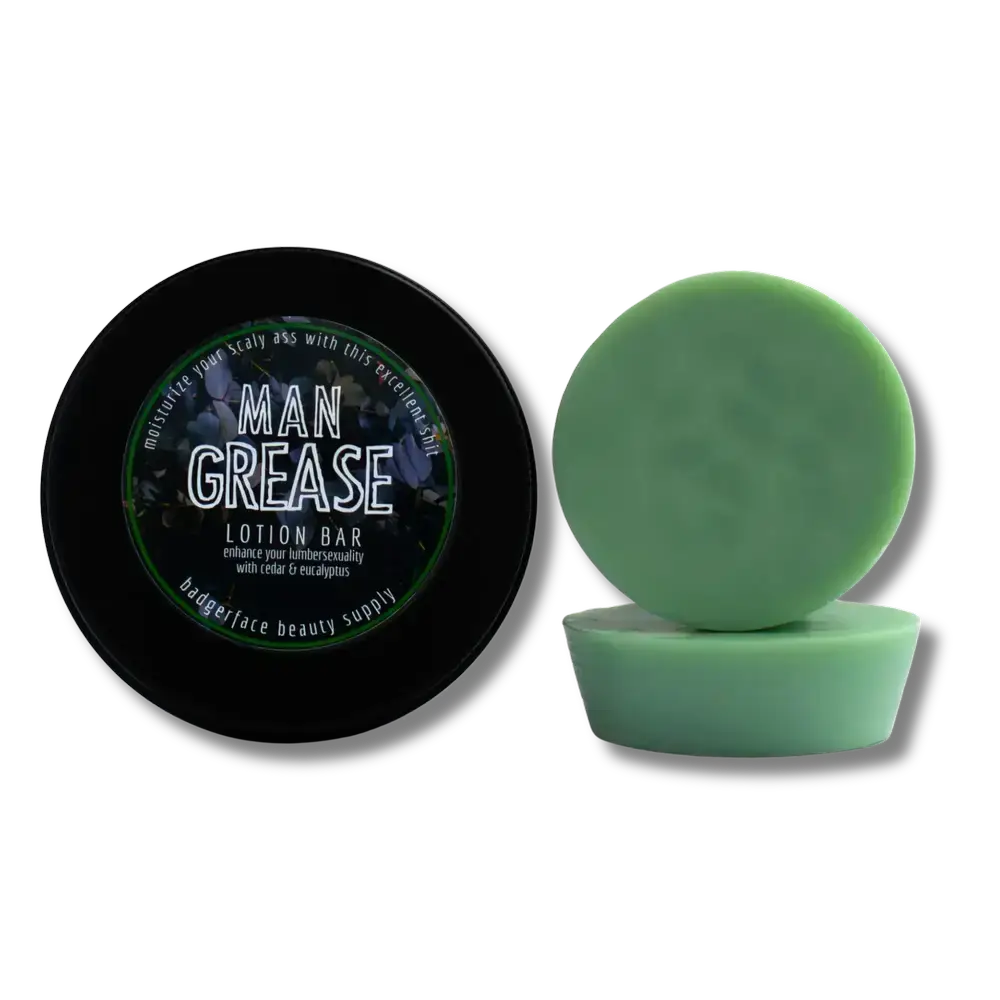Badgerface Beauty Supply - Wholesale Solid Lotion - Lotion Bar for Men. Eco Friendly Lotion. Novelty Gifts.1