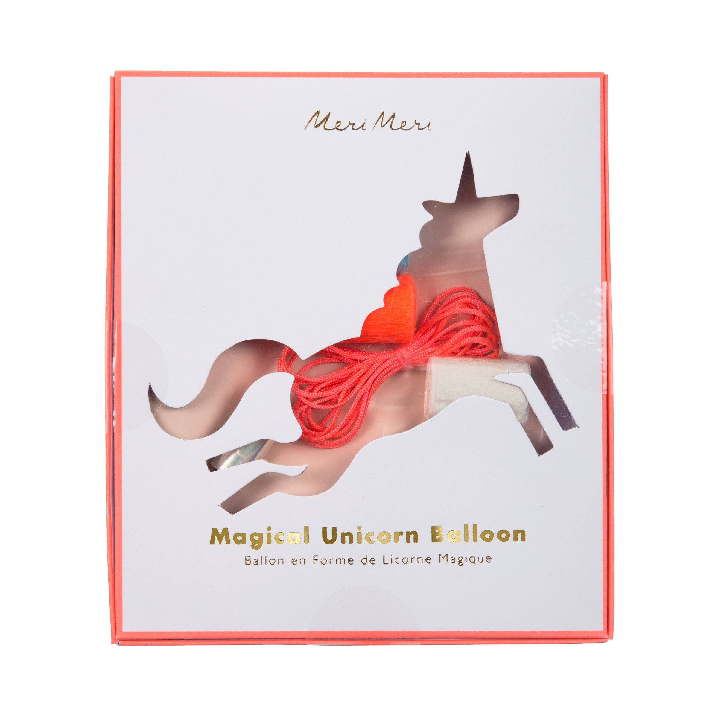 Meri Meri – Engroshandel Ballon – Magisk enhjørning folieballon1