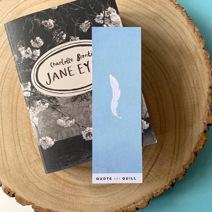 Quote and Quill – wholesale Bookmark – Jane Eyre - 'I Am No Bird' Bookmark