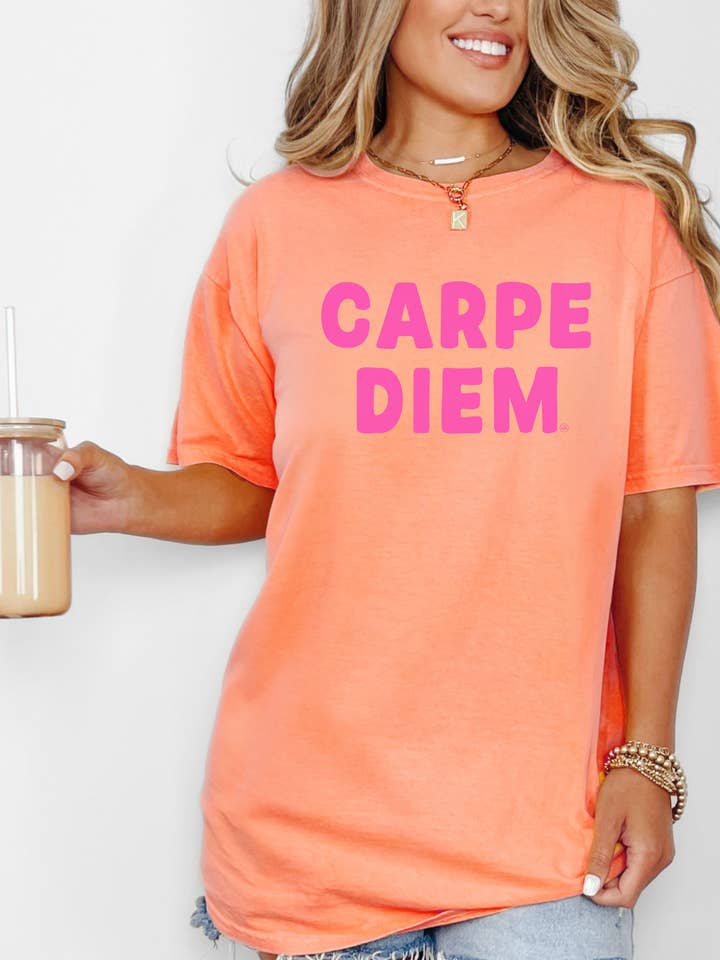 Never Lose Hope Designs - Wholesale Screen Printed T-Shirt - Women's - Carpe Diem Tee
