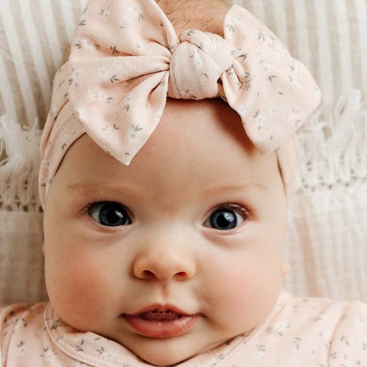 Elke & Indigo - Wholesale Fashion Headband - Baby - Bamboo/Organic Cotton Headband - Wildflower1
