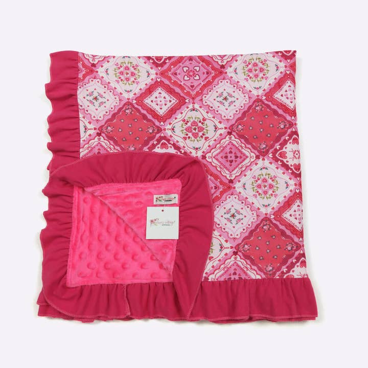 Bandana Blanket for wholesale by Clover Cottage