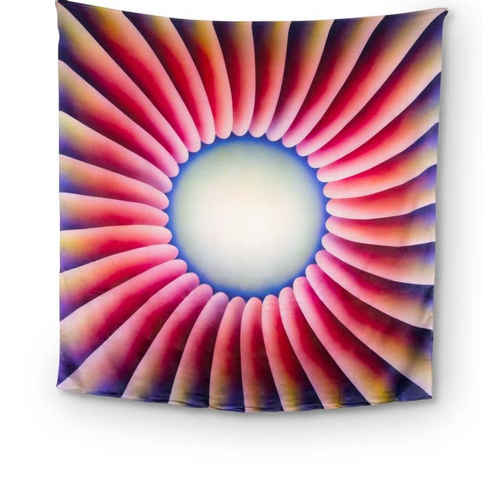 Through the Flower Scarf x Judy Chicago for wholesale by Third Drawer Down USA