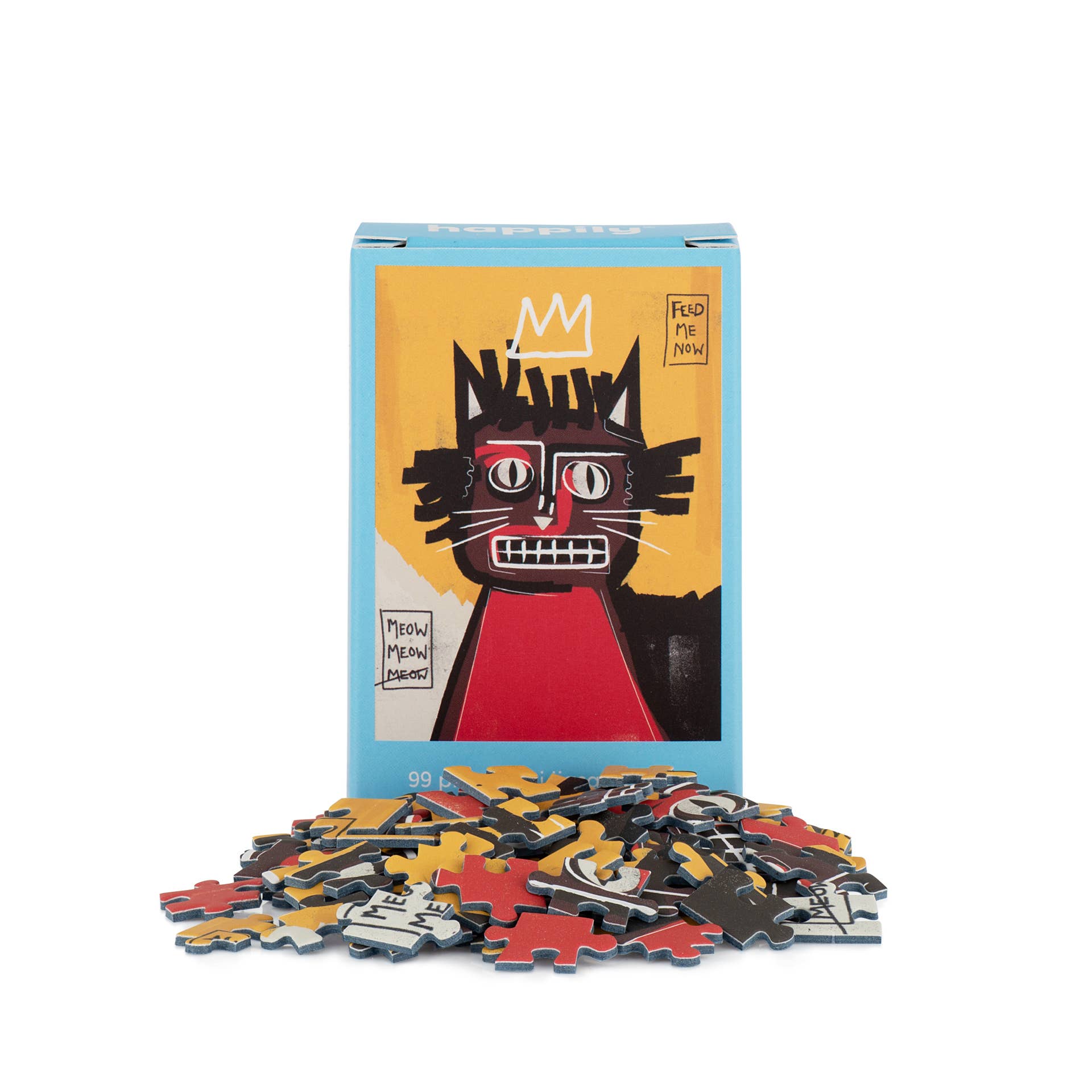 Happily Puzzles - Wholesale Puzzle - Adult - Basquicat - 99 Piece Mini Jigsaw Puzzle