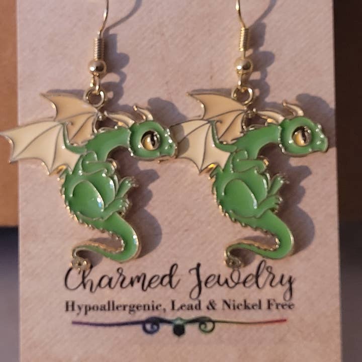 Con-Quest Crafts - Vendita all'ingrosso Collana con ciondolo/pendaglio - Orecchini, collane e tiretti a forma di drago