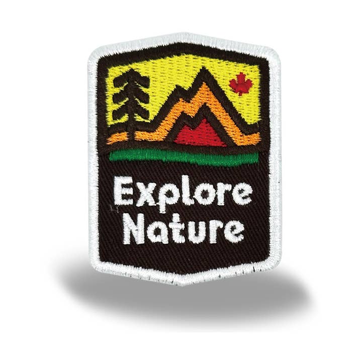 Northern Icons Creations INC - Vente Écusson - Explorez la nature écusson thermocollant brodé0