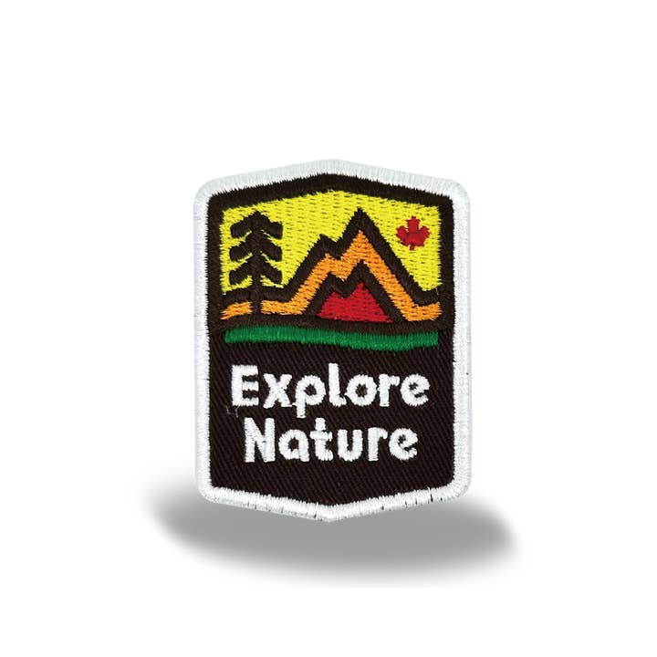 Northern Icons Creations INC - Wholesale Patch - Explore Nature Iron On Embroidery Patch