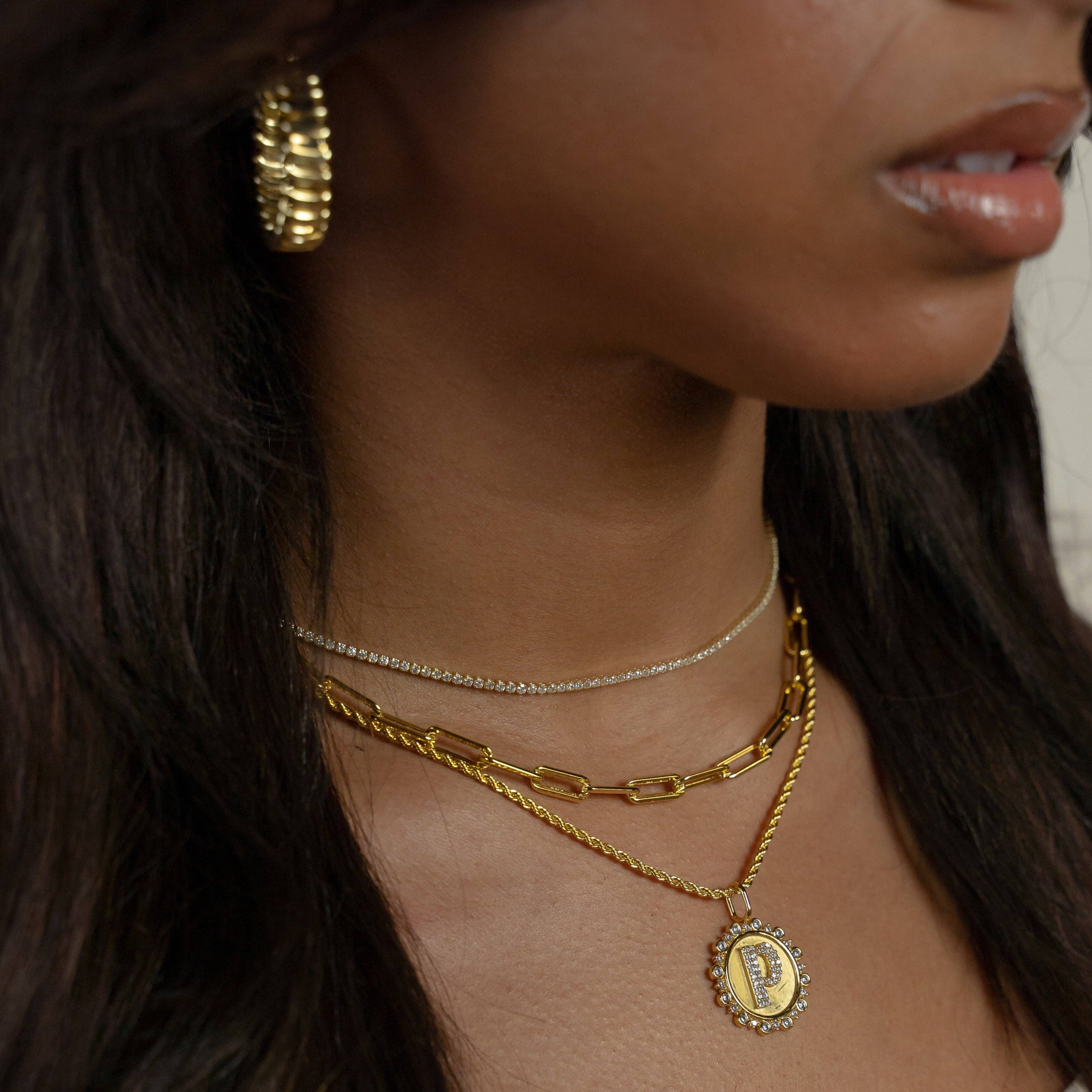 The Sis Kiss - Wholesale Individual Charm/Pendant - Vintage Coin Initial Charm9