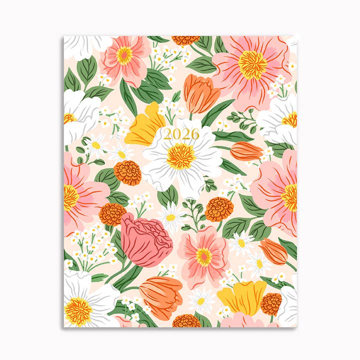 Sunpetal | Monatsplaner 2026 für den Großhandel von Linden Paper Co.