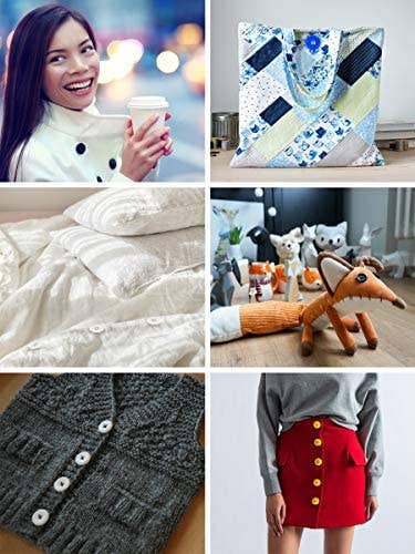 Mandala Crafts - Wholesale Sewing Button/Snap - 1 Inch Assorted Plastic Sewing Buttons for Sewing Crafts4