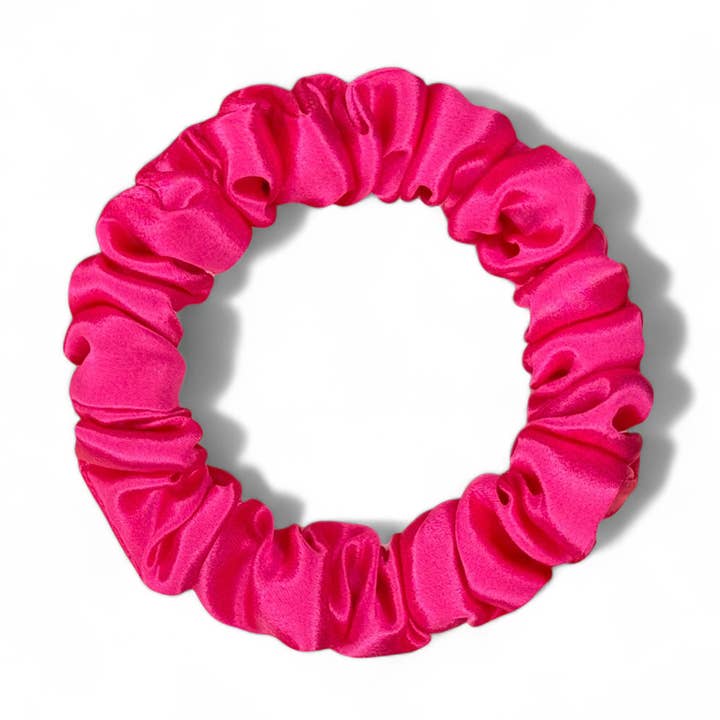 Mini elasticizzato in seta biologica di alta qualità - Fucsia per la vendita all'ingrosso da parte di HoneyLux