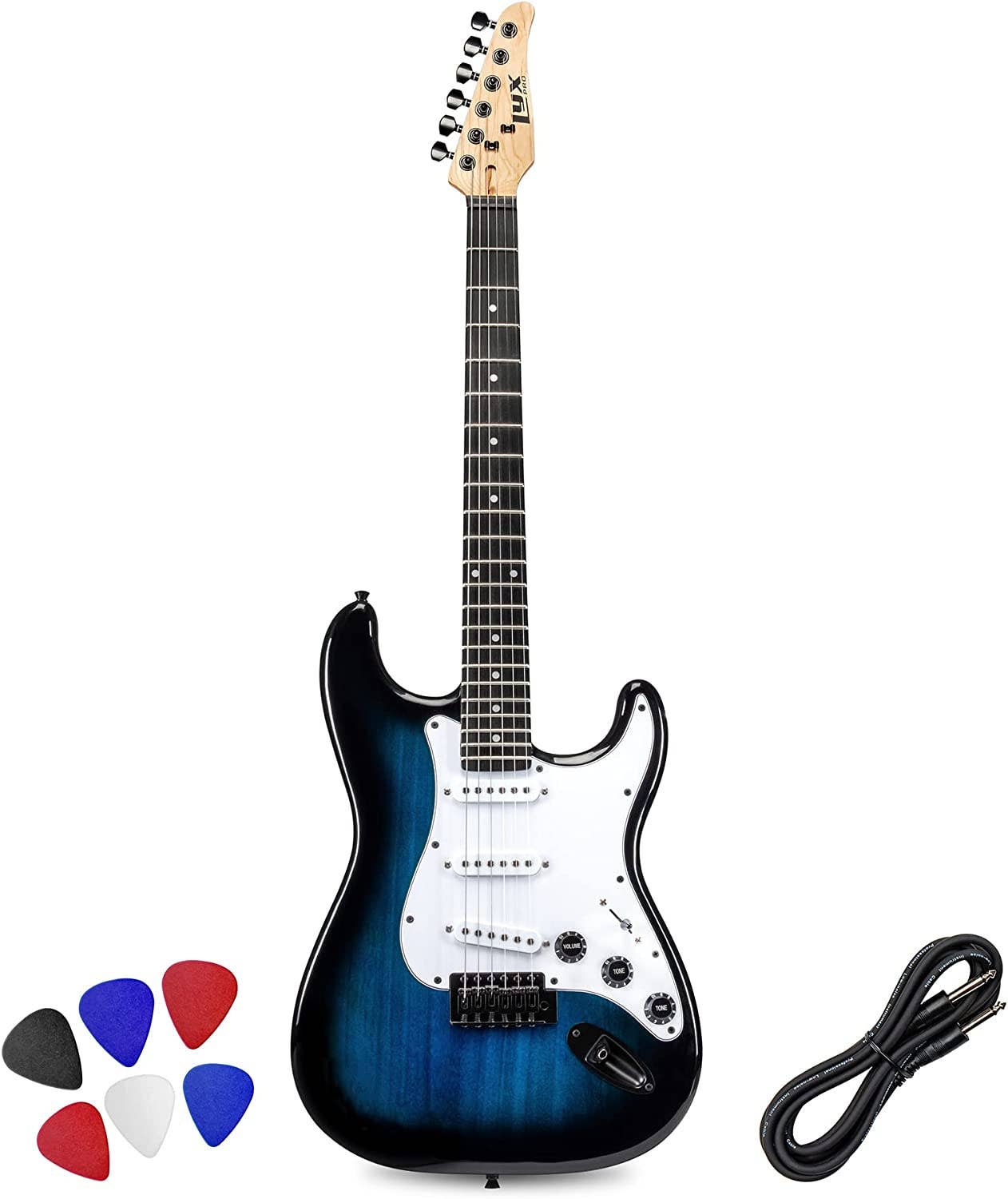 LyxPro - Wholesale Musical Instrument - Beginner 39” Electric Guitar & Electric Guitar Accessories1