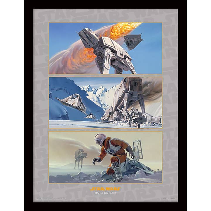 Star Wars (Battle On Hoth) Wall Art Print for wholesale by Pyramid International