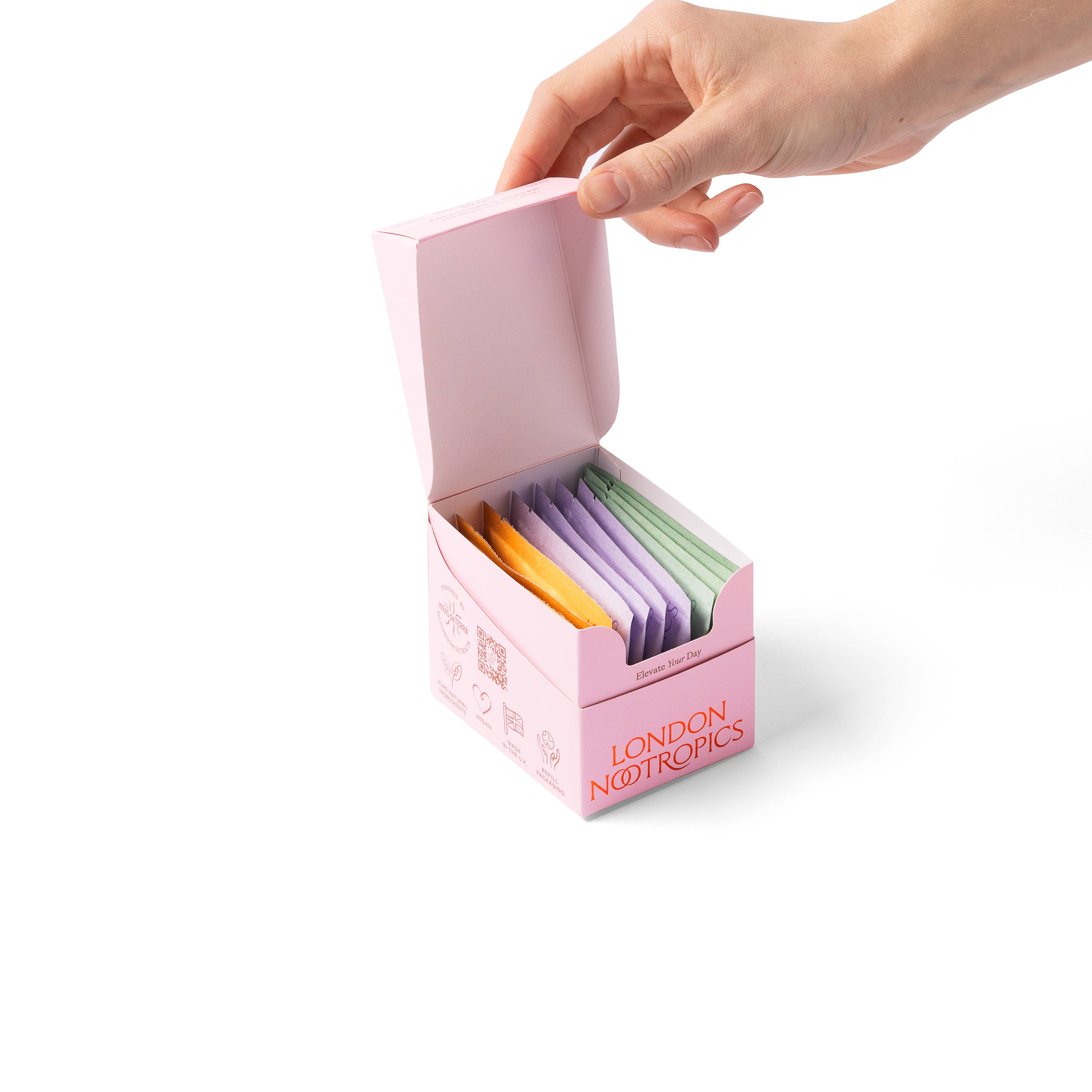 London Nootropics - Vente Café moulu - Coffret de Mélanges de Café Adaptogène1