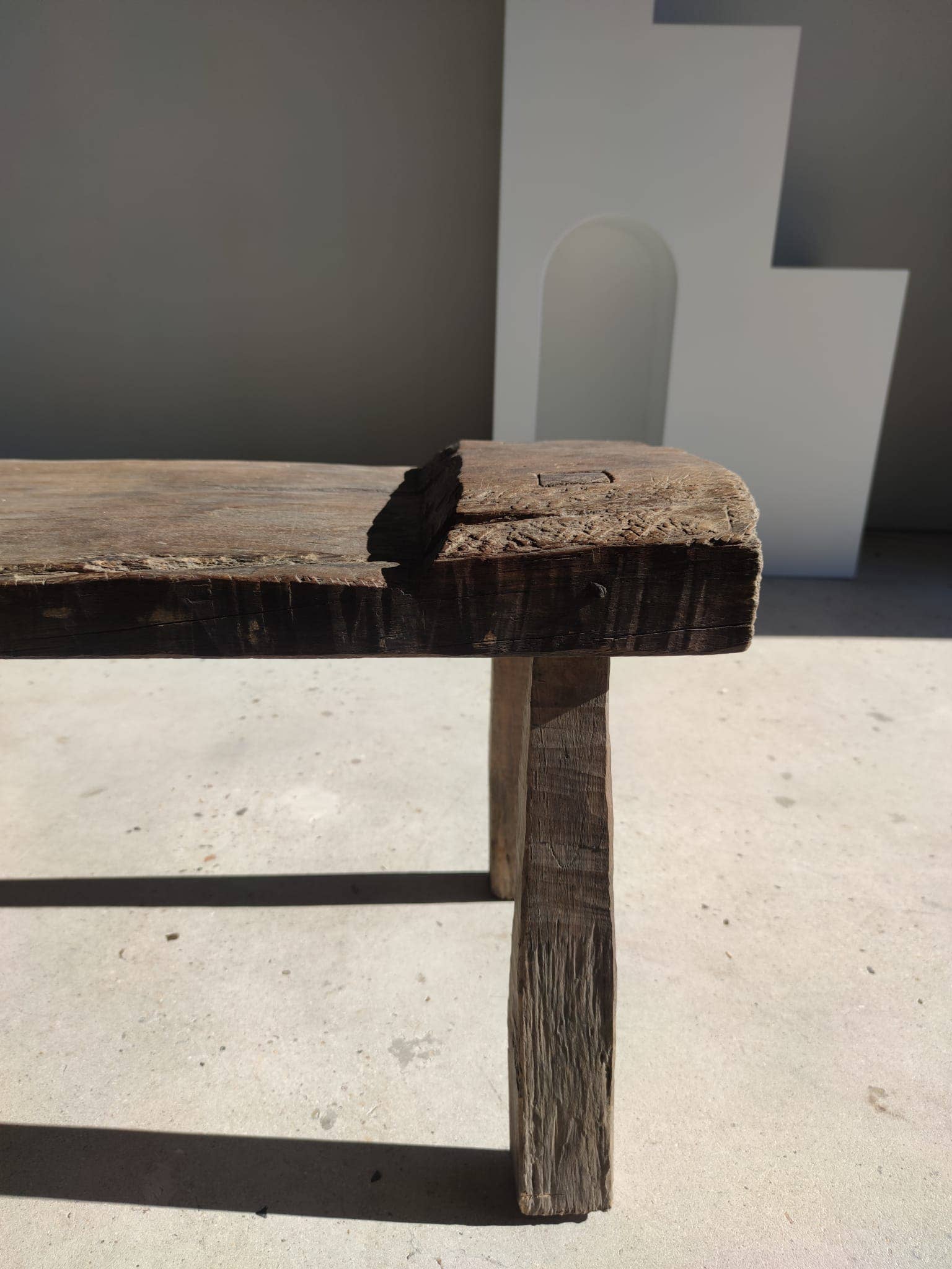 Office Objets - Wholesale Bench - Very large antique teak bench H:50cm L:2m0626