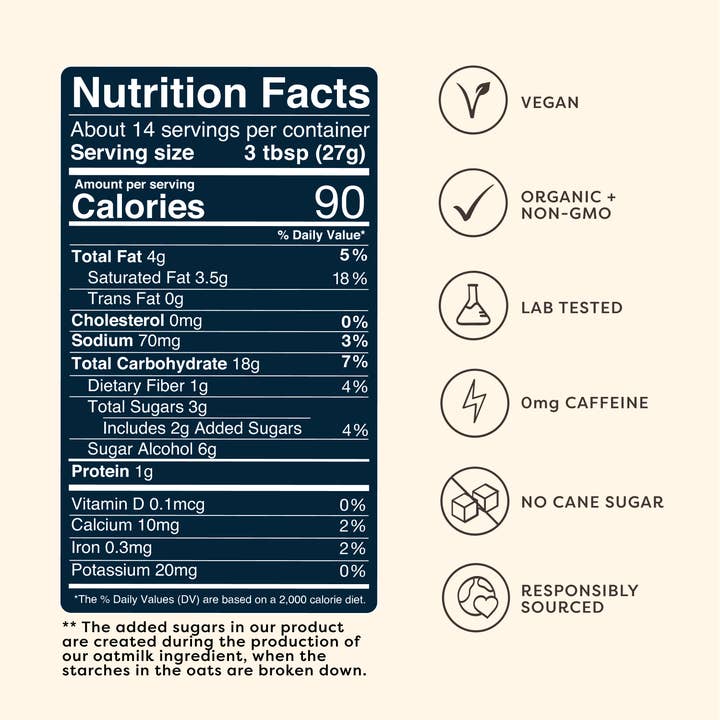 Clevr Blends - Vendita all'ingrosso Bevanda salutare in polvere - Sleeptime SuperLatte (14 o 30 porzioni) | Miscela istantanea di latte al magnesio per il sonno4