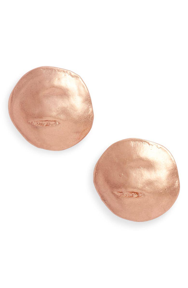 KARINE SULTAN - Wholesale Stud/Post Earrings - Round Shell Stud6