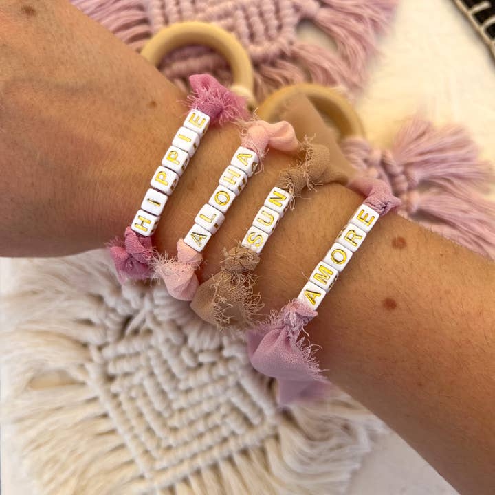 Island Jewels - Wholesale Woven/Braided Bracelet - Bohema silk muslin bracelet