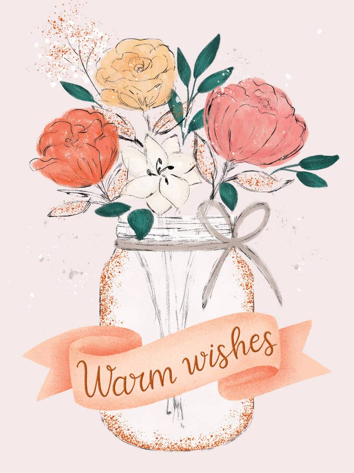 Birthday Card, Birthday, Flowers In Vase for wholesale by Piccadilly Greetings