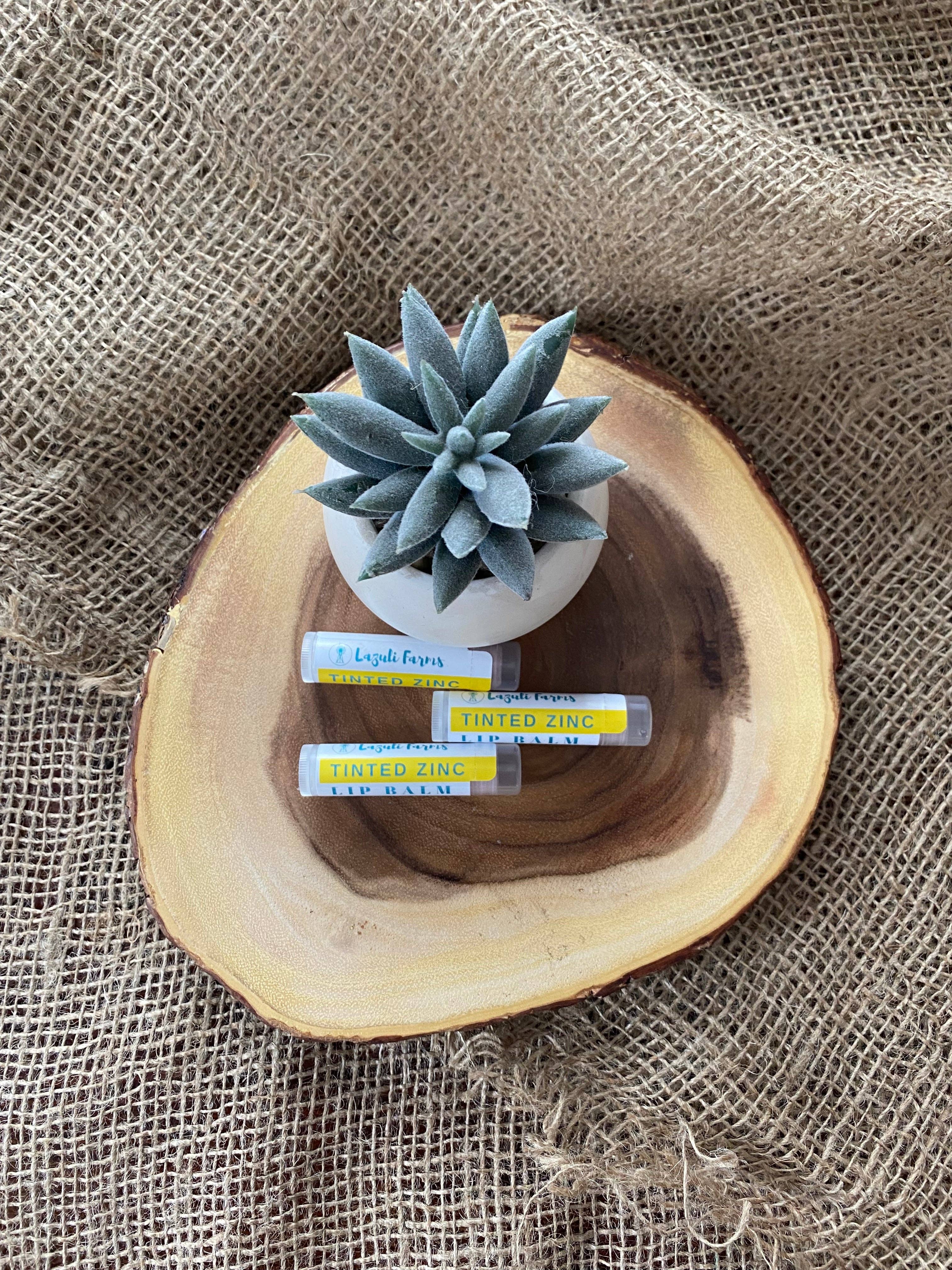 Lazuli Farms - Wholesale Lip Balm - Tinted Zinc Lip Balm with SPF 15 Protection | Zinc + Tallow + Beeswax | Natural Lip Moisturizer9