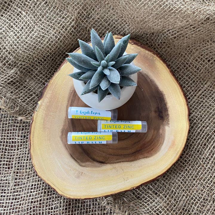 Lazuli Farms - Wholesale Lip Balm - Tinted Zinc Lip Balm with SPF 15 Protection | Zinc + Tallow + Beeswax | Natural Lip Moisturizer9