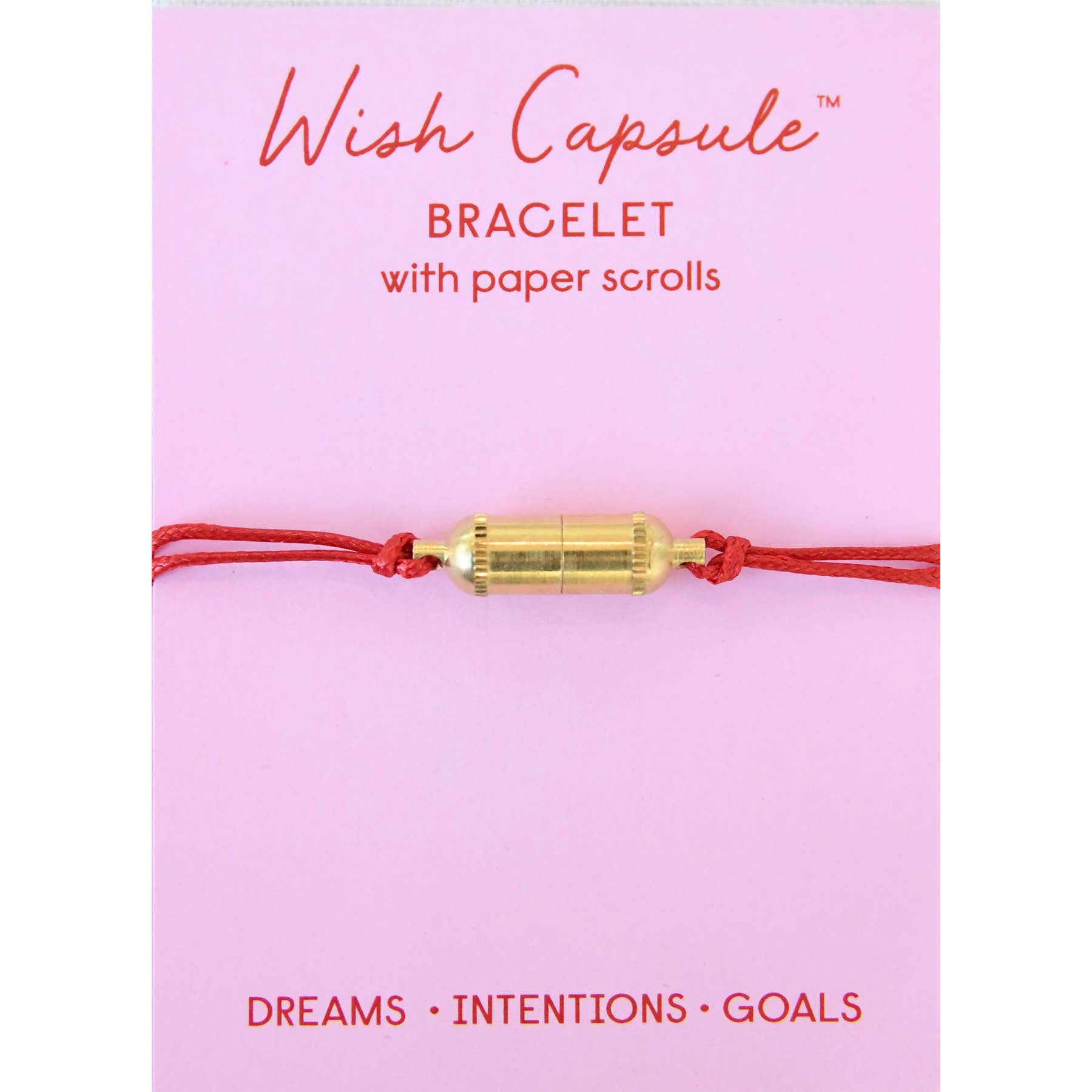 TOPS Malibu - Wholesale Charm/Dangle Bracelet - Wish Capsule Bracelet w/ 3-Paper Scrolls - Gold Capsule4