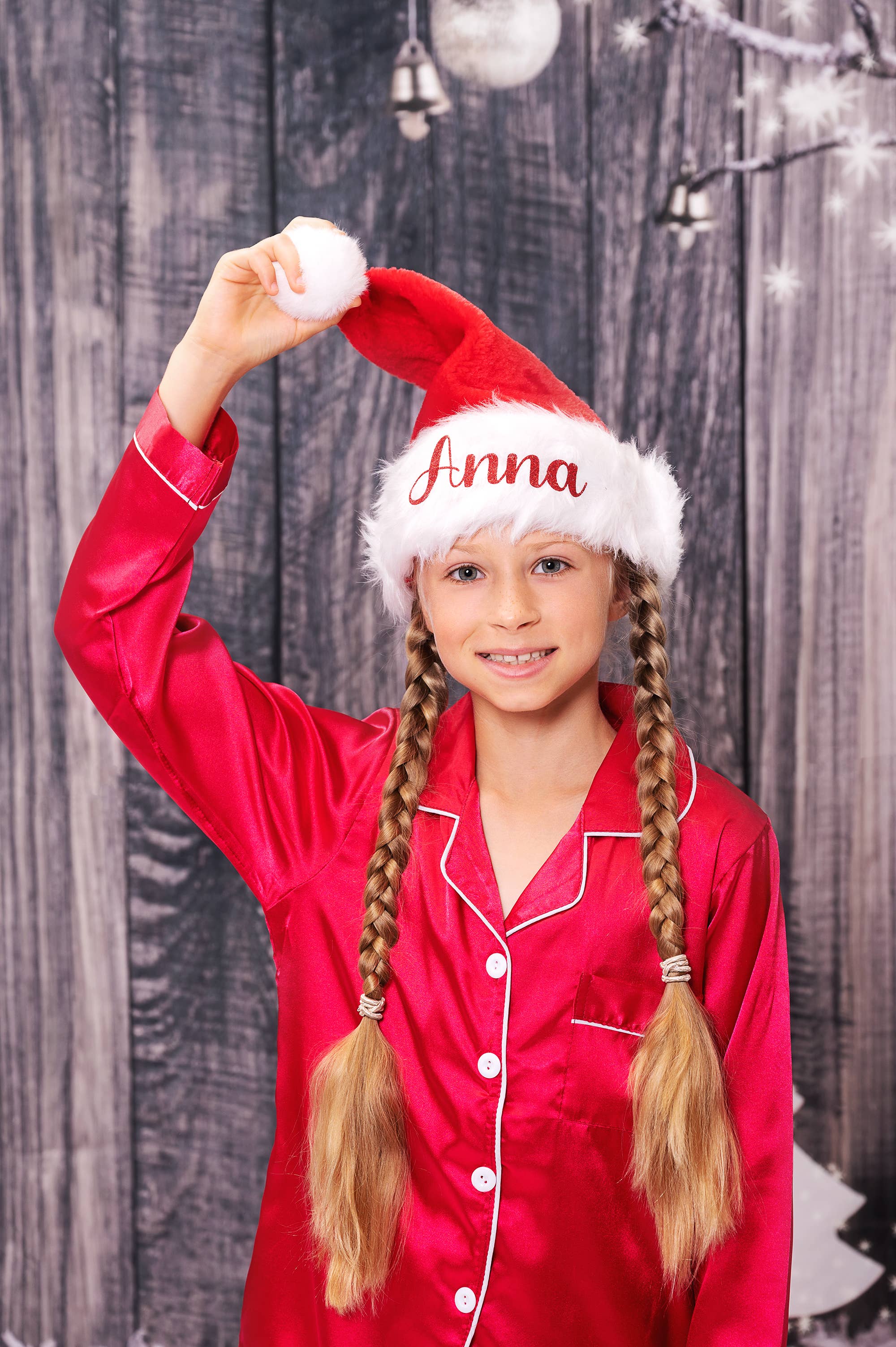 Sisters G Kids - Wholesale Kerstmuts - Gepersonaliseerde Kerstmanmutsen – Kerstmutsen met Naam op Maat1