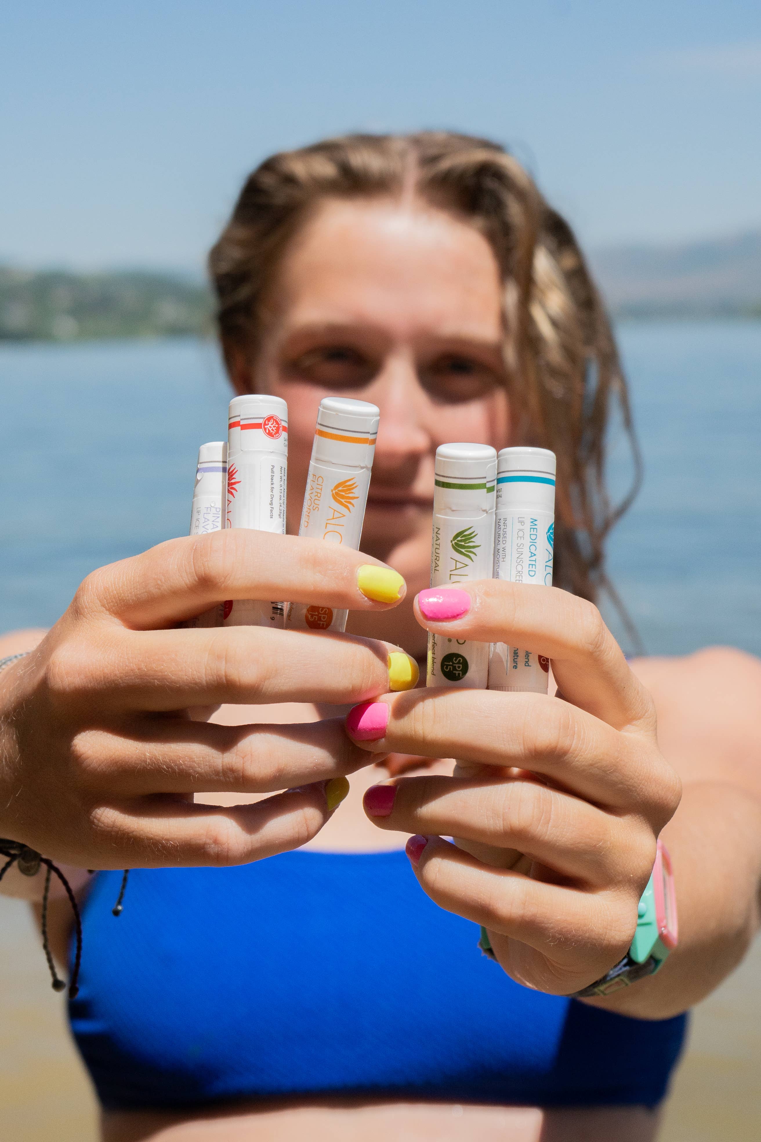 Aloe Up Sun & Skincare - Wholesale Lip Balm - White Collection Lip Balm SPF 15 - Coco Mango3