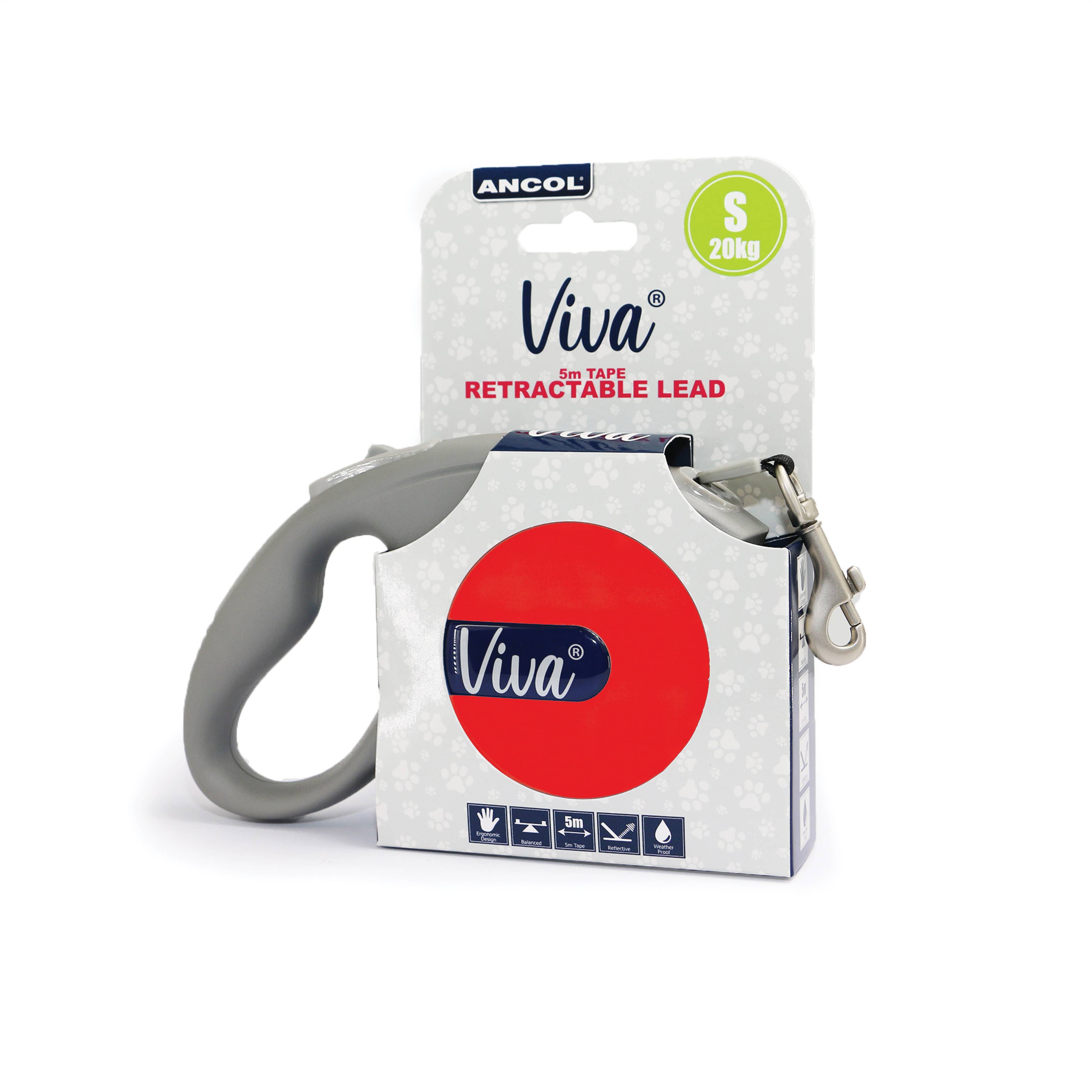 Ancol Pet Products Ltd – wholesale Pet leash – Dog – Viva Retractable Lead SMALL1