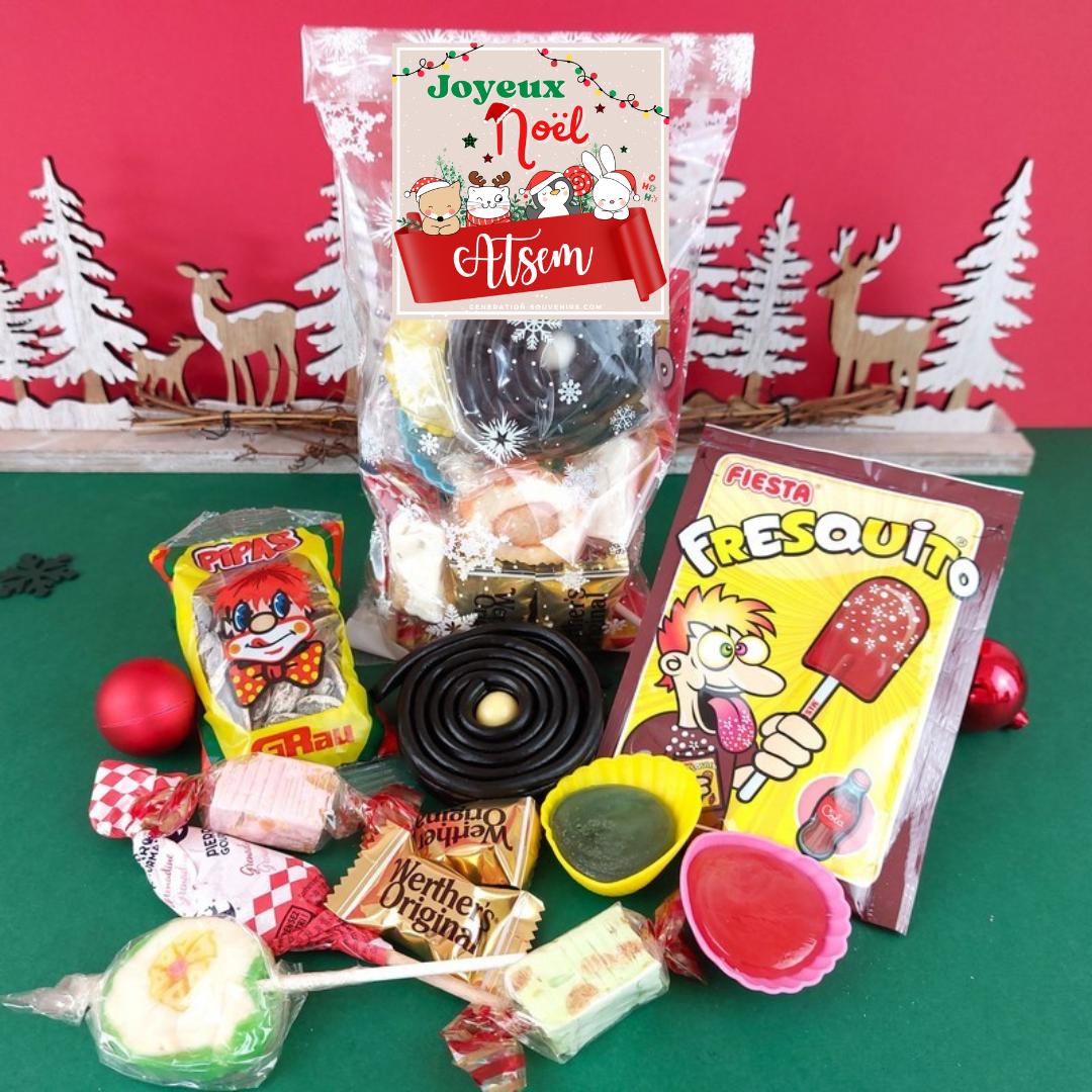 Génération Souvenirs - Wholesale Gummy - Christmas candy bag - 70s - Atsem0