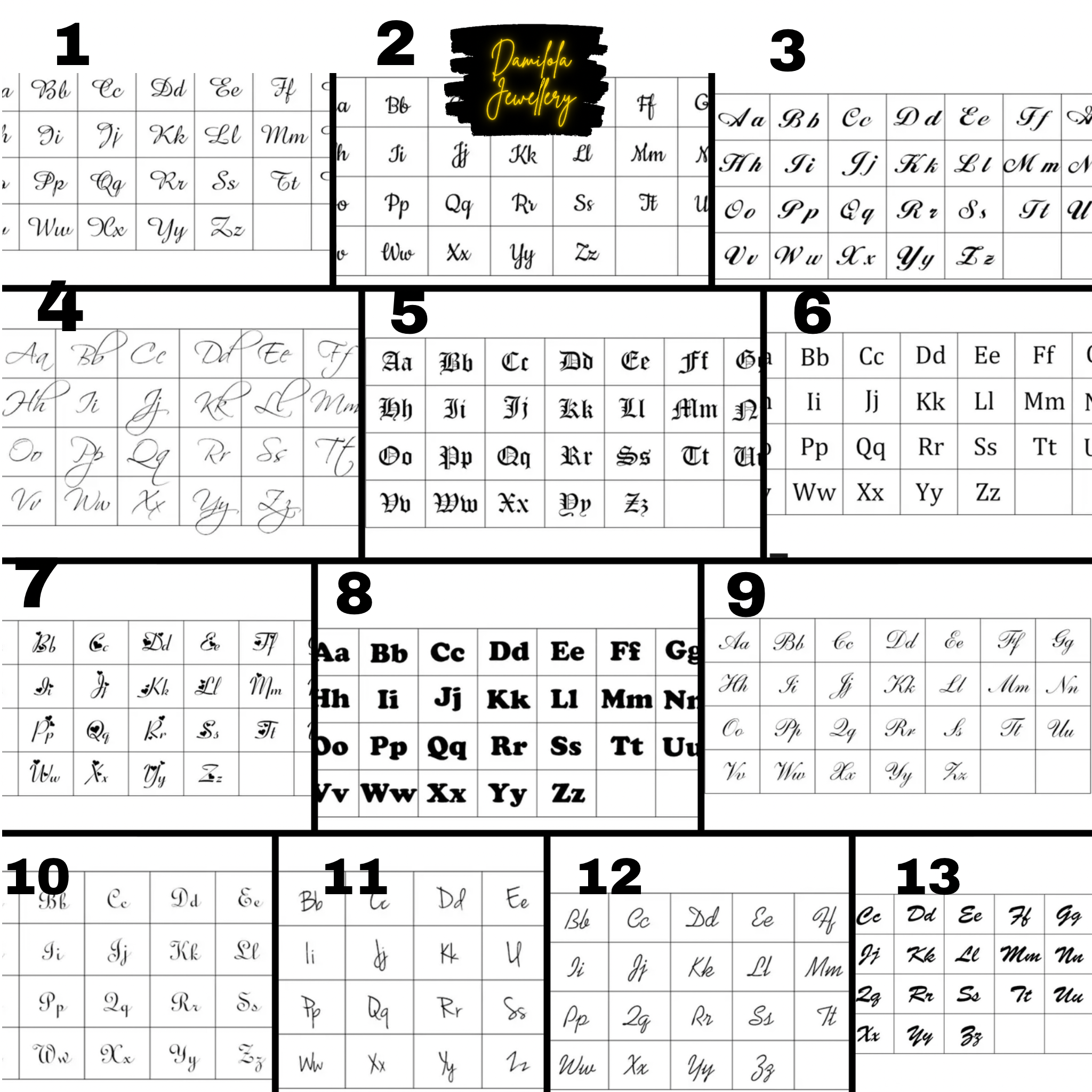 Damilola Jewellery – wholesale Pendant/charm necklace – Custom Name ‘Latoya’ Necklace - With/Without Symbol4