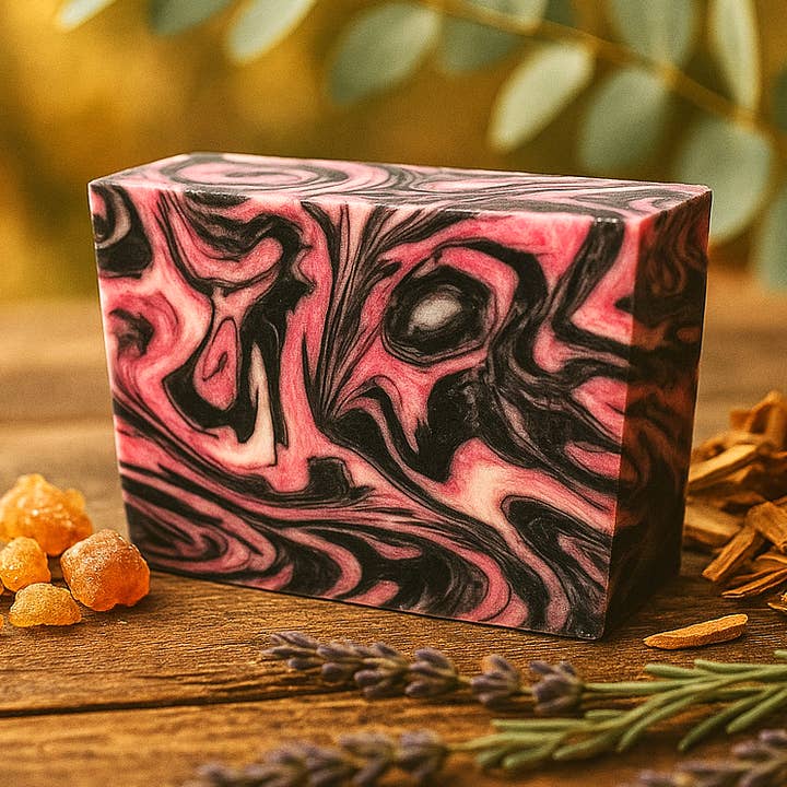 Frankincense Sandalwood Soap (no packaging - private label) for wholesale by DeShawn Marie Soap Boutique