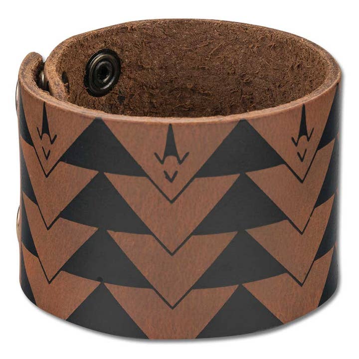 NA KOA - Wholesale Cuff Bracelet - Polynesian Tattoo Cuff Bracelet Large - E holo