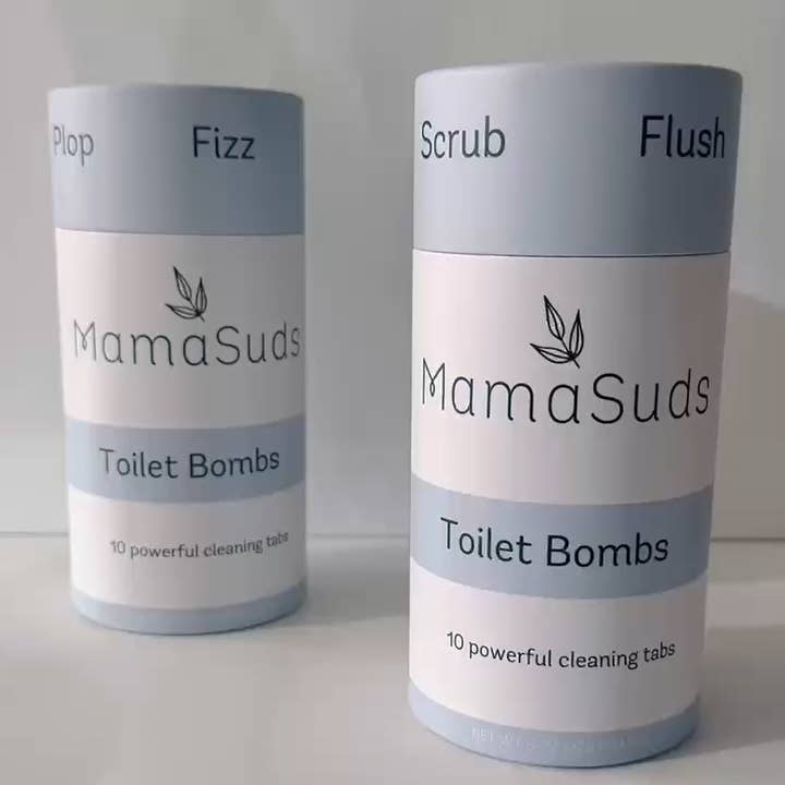 MamaSuds | Non-toxic Household Cleaners + Real Soap - Wholesale Toilet Cleaner - Toilet Bomb Cleaning Tabs