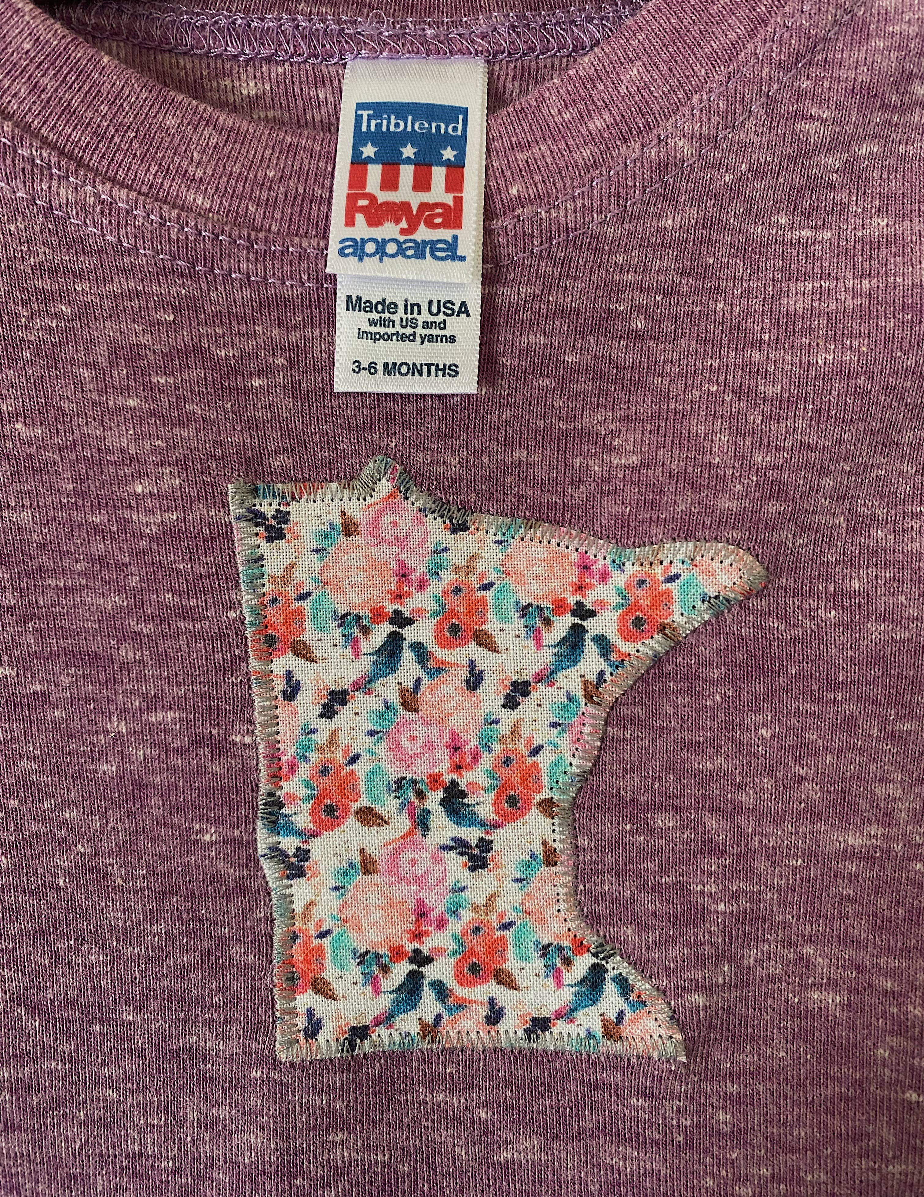 Vermont Tribe - Wholesale Bodysuit (Non-Footed) - Baby - Minnesota Baby Bodysuit - Purple1