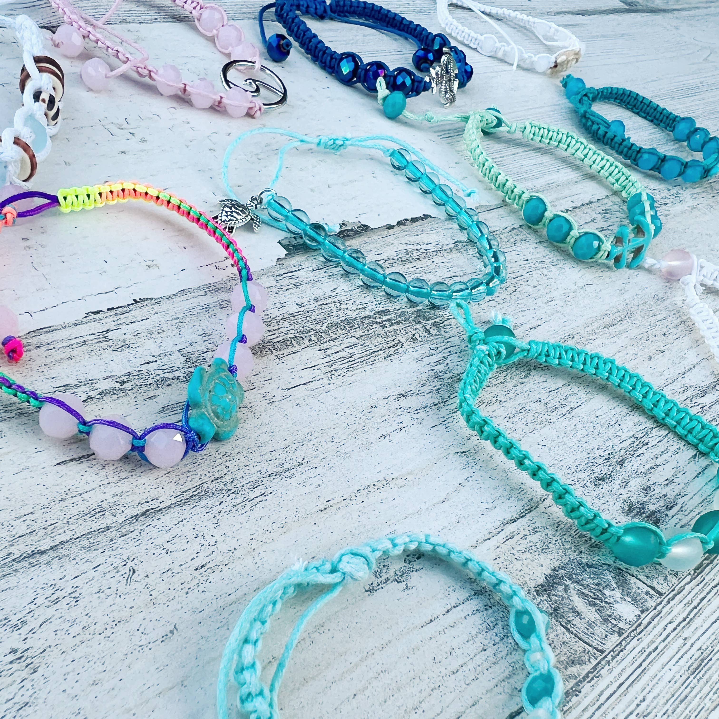 Gypsy Soul - Wholesale Beaded Bracelet - Sea Glass Bracelets With Display5