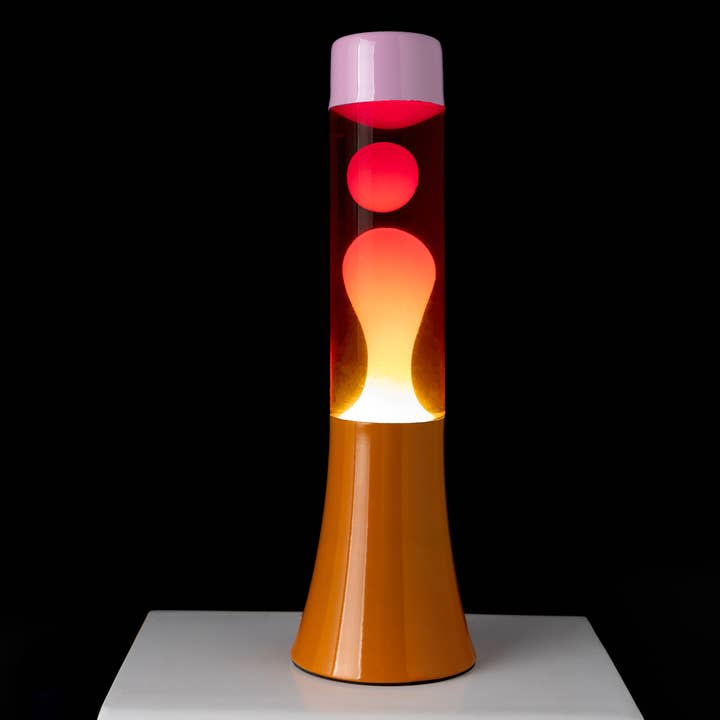 Fisura - Wholesale Lava Lamp - Mini gradient orange and pink lava lamp (EU plug)1