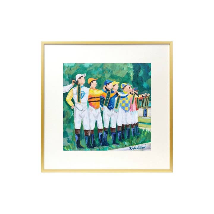 "Jockey Garden" (PRINT) for wholesale by Kayla Weber Art