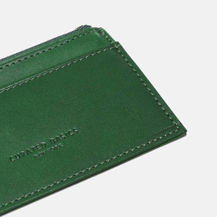 Curated Basics - Wholesale Card Holder - Unisex - Zipper Leather Cardholder