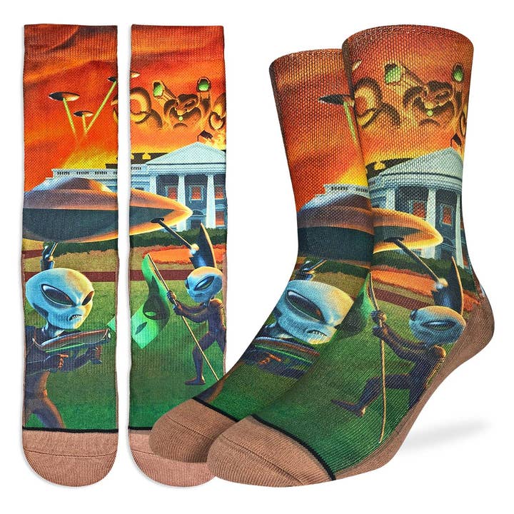 Good Luck Sock - Wholesale Socks - Men's - Men's Alien Invasion Socks