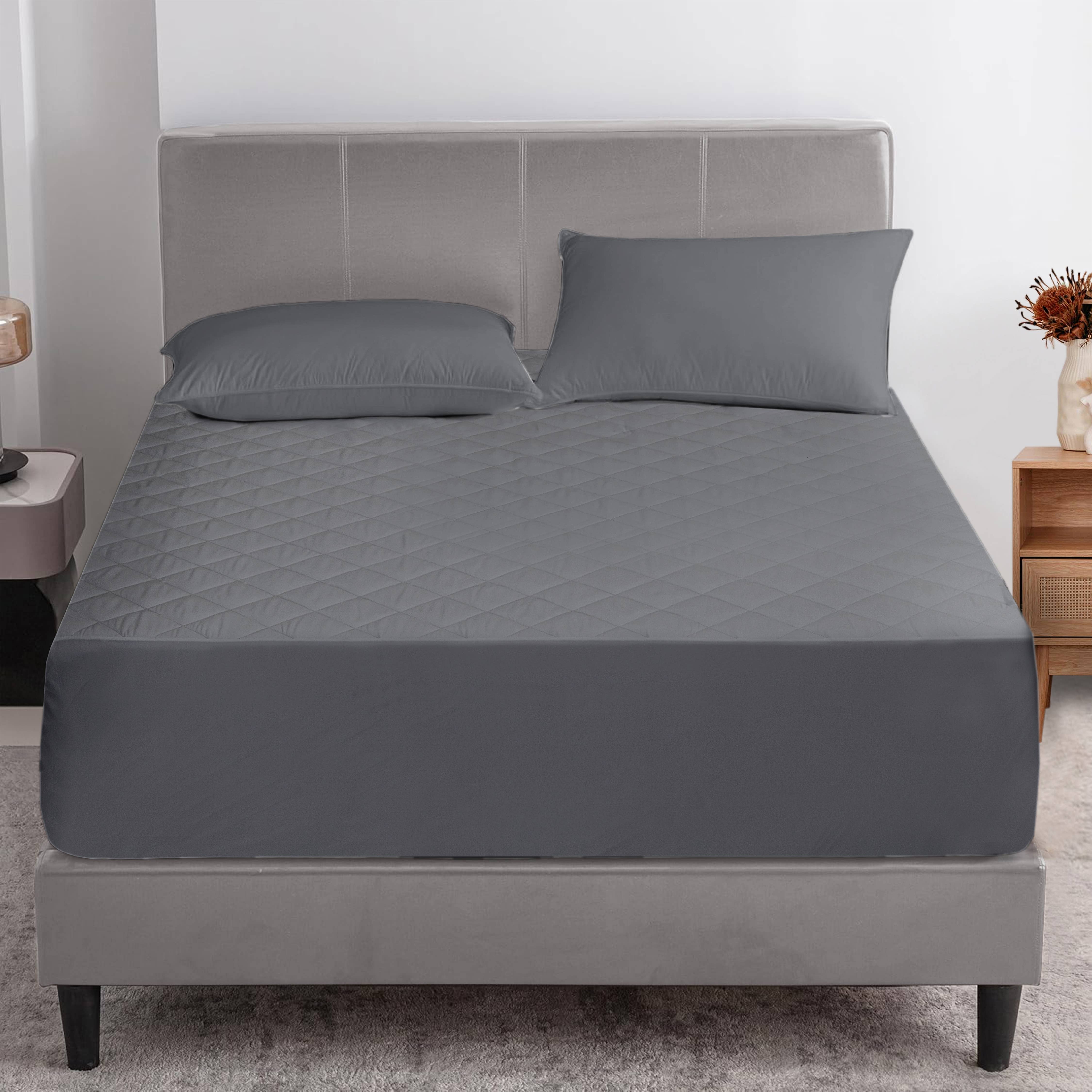 Qatan - Wholesale Mattress Pad/Protector - Quilted Fitted Waterproof Mattress Protector-Deep Pocket 18"12