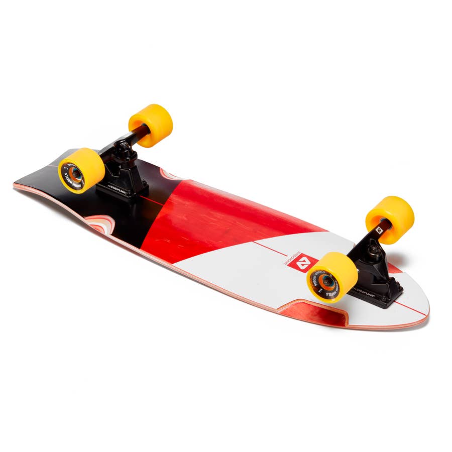 Hydroponic - Wholesale Skateboard - SURF SKATE FISH 31.5" 01-Vortex Black/Red2