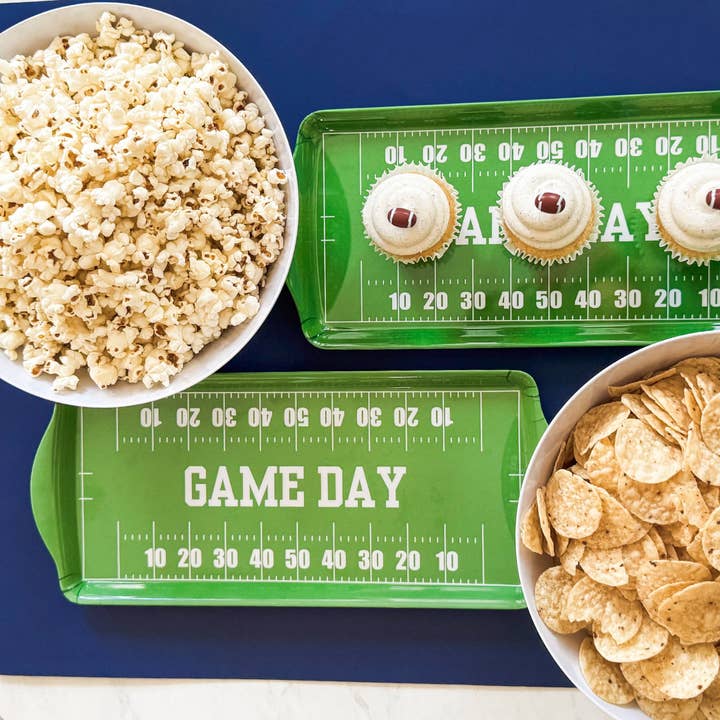 Sprinkles & Confetti Party Supplies - Wholesale Bowl - Football Reusable Snack Chip Bowl | Superbowl Party Decor
